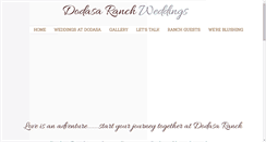 Desktop Screenshot of dodasaweddings.com